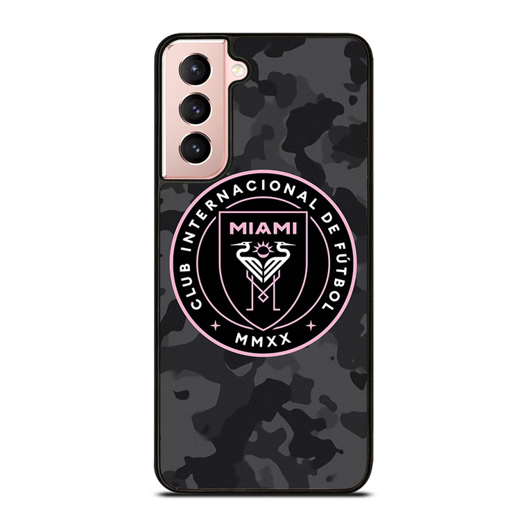 INTER MIAMI CF MLS BLACK CAMO Samsung Galaxy S21 Case Cover