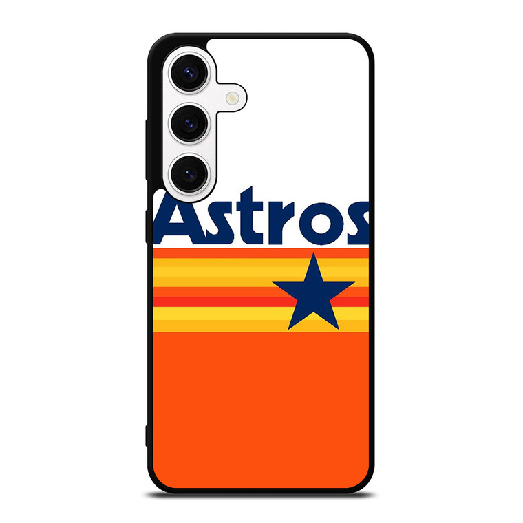HOUSTON ASTROS STRIPE Samsung Galaxy S24 Case Cover