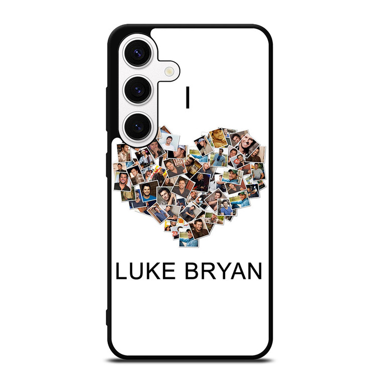 I LOVE LUKE BRYAN COLLAGE Samsung Galaxy S24 Case Cover