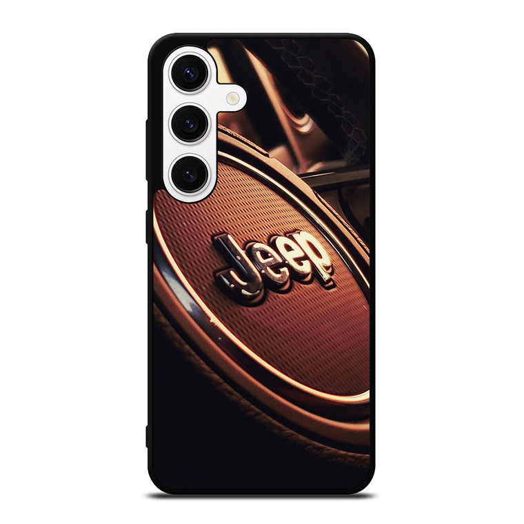 JEEP STEERING WHEEL LOGO Samsung Galaxy S24 Case Cover