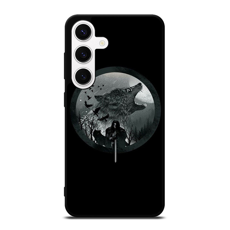 JON SNOW WOLF Samsung Galaxy S24 Case Cover