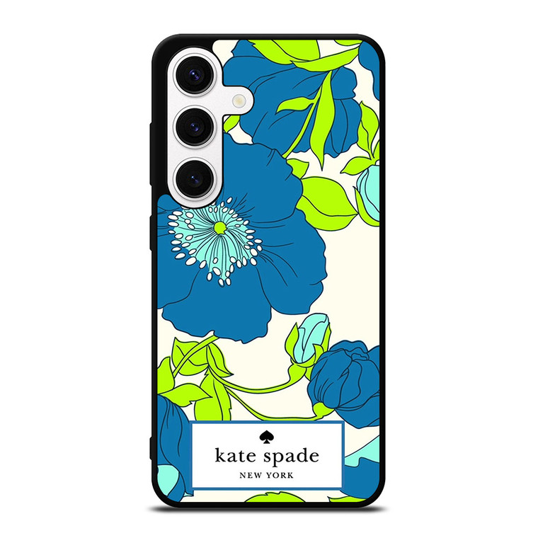KATE SPADE BLUE FLORAL Samsung Galaxy S24 Case Cover