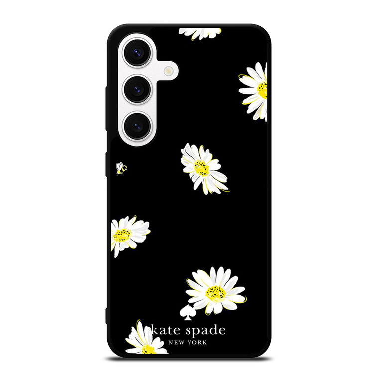 KATE SPADE FLOWER IN BLACK Samsung Galaxy S24 Case Cover