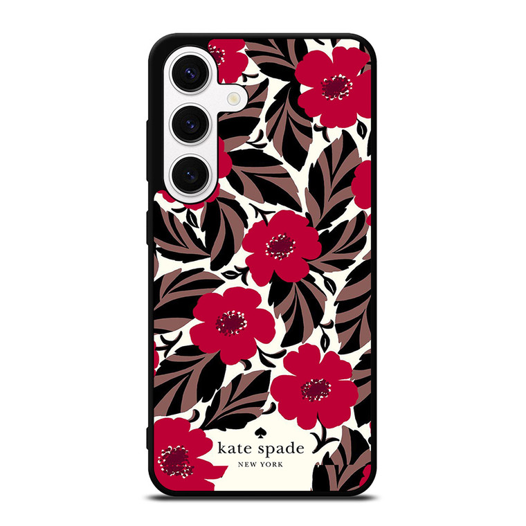 KATE SPADE FLOWER RED Samsung Galaxy S24 Case Cover
