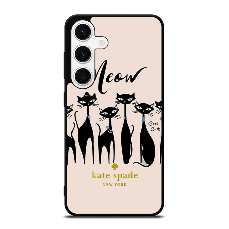 KATE SPADE MEOW CAT Samsung Galaxy S24 Case Cover