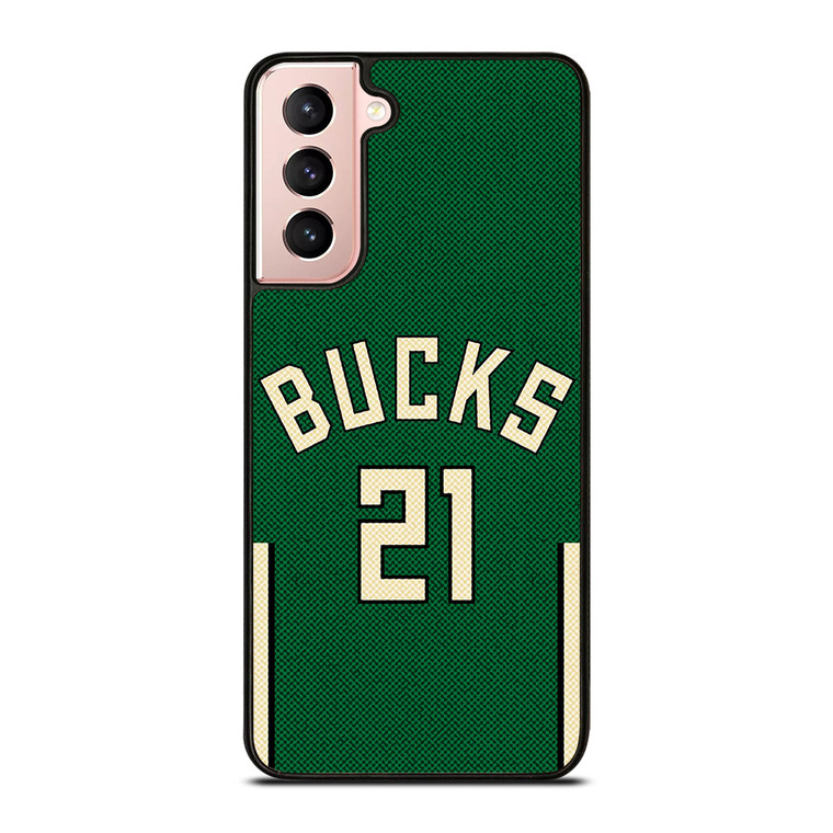 JRUE HOLIDAY MILWAUKEE BUCKS NIKE NBA 2021-22 Samsung Galaxy S21 Case Cover
