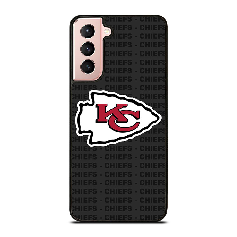 KANSAS CITY CHIEFS FOOTBALL TEXT Samsung Galaxy S21 Case Cover
