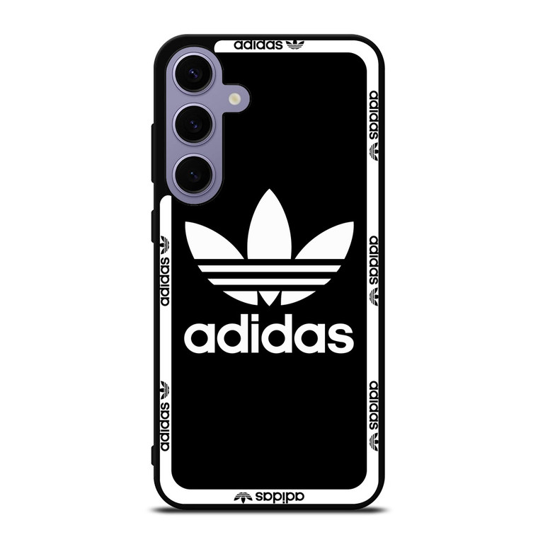 ADIDAS TREFOIL ROUND BLACK Samsung Galaxy S24 Plus Case Cover