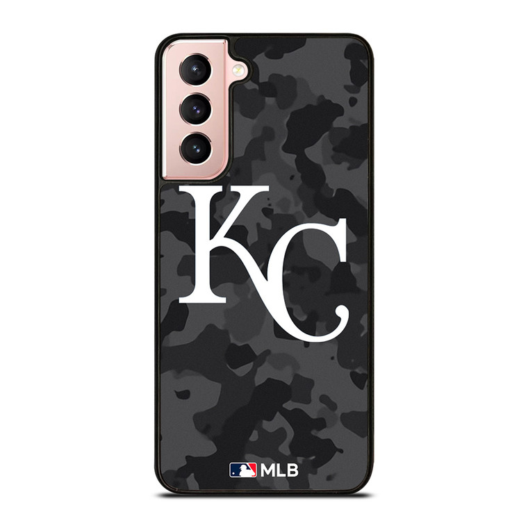 KANSAS CITY ROYALS BASEBALL BLACK CAMO Samsung Galaxy S21 Case Cover