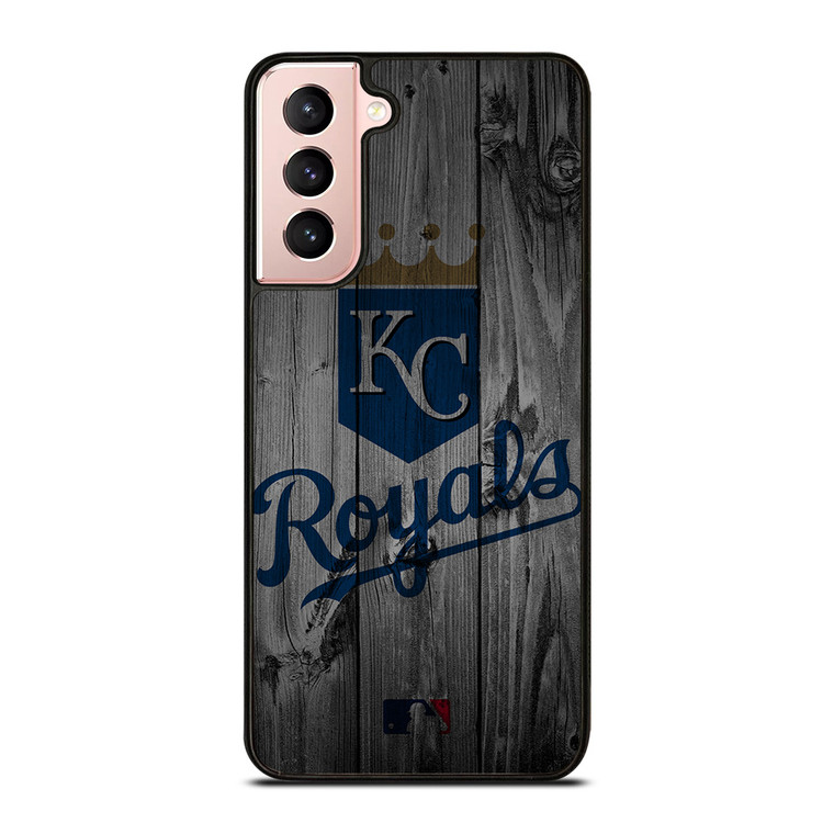 KANSAS CITY ROYALS BASEBALL MLB WOOD LOGO Samsung Galaxy S21 Case Cover