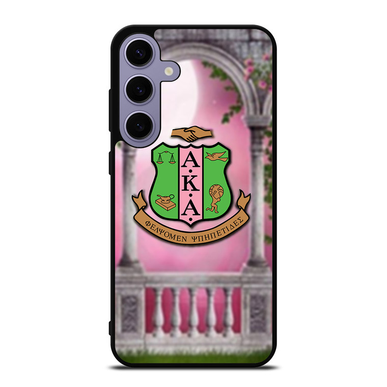 AKA PINK AND GREEN LOGO Samsung Galaxy S24 Plus Case Cover