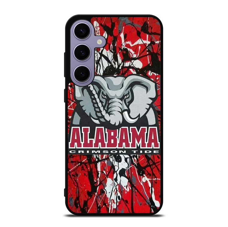 ALABAMA CRIMSON TIDE SPLASHED LOGO Samsung Galaxy S24 Plus Case Cover