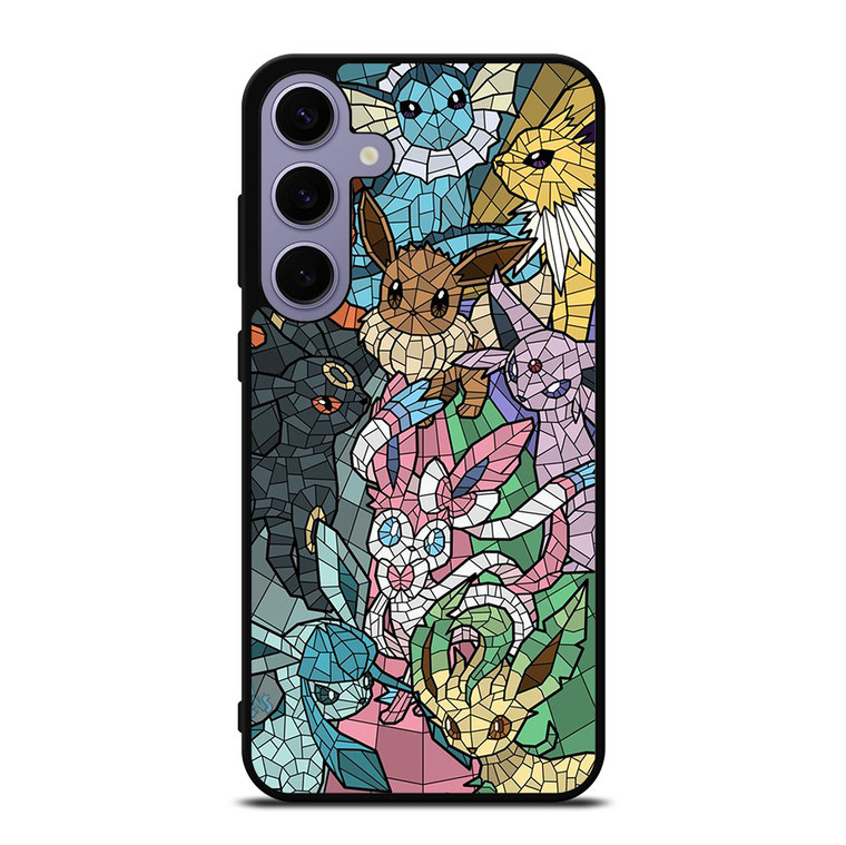 ALL POKEMON EEVEE MOZAIC Samsung Galaxy S24 Plus Case Cover