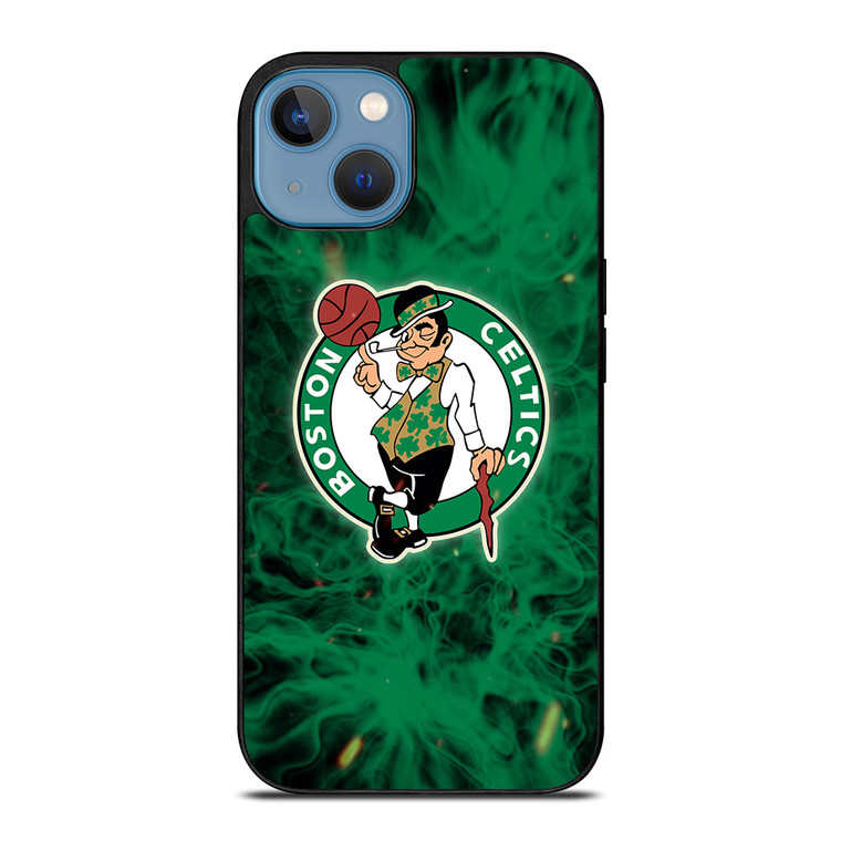 BOSTON CELTICS BASKETBALL NBA FIRE iPhone 13 Case Cover