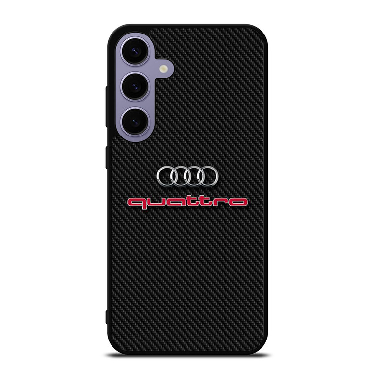 AUDI QUATTRO CARBON LOGO Samsung Galaxy S24 Plus Case Cover AUDI QUATTRO CARBON LOGO Samsung Galaxy S24 Plus Case Cover