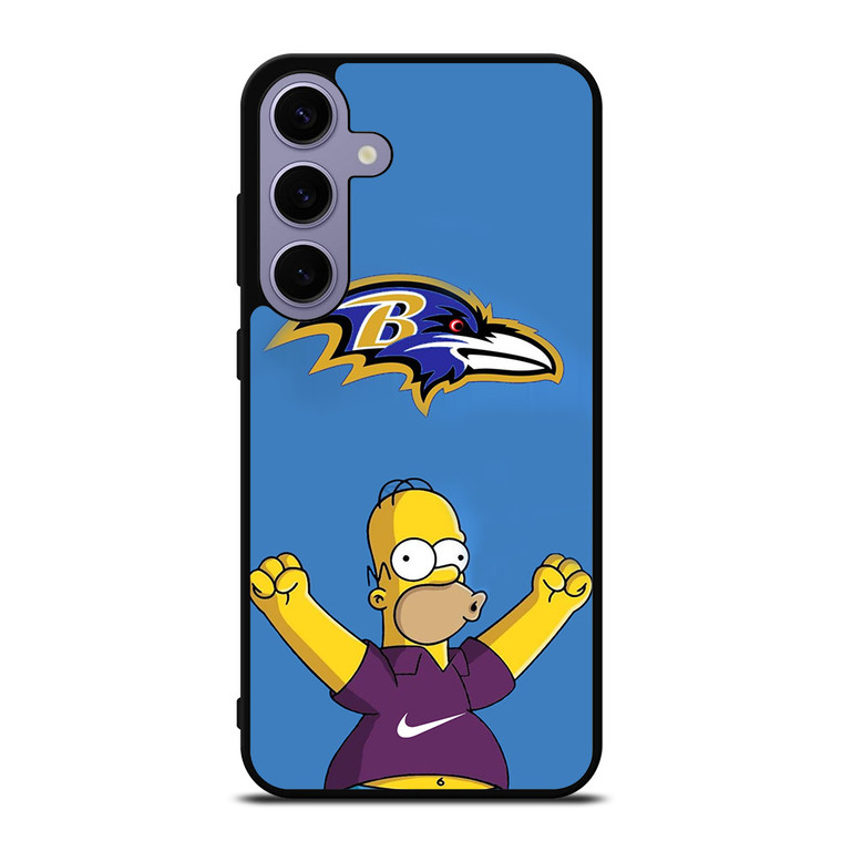 BALTIMORE RAVENS NIKE THE SIMPSONS Samsung Galaxy S24 Plus Case Cover