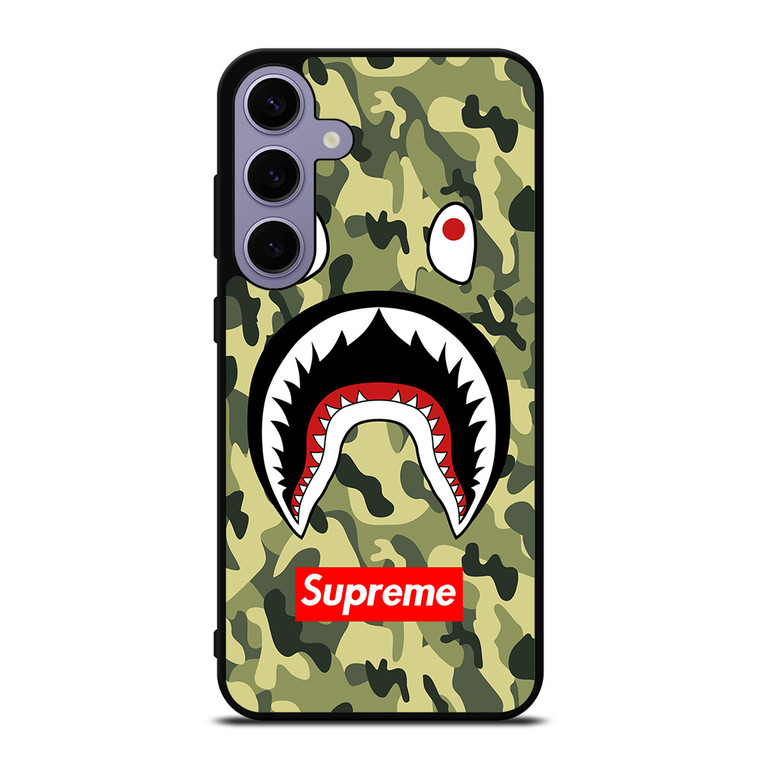 BAPE BATHING CAMO SHARK SUPREME Samsung Galaxy S24 Plus Case Cover