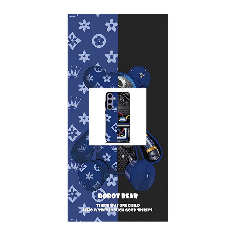 BEAR BRICK KAWS ROBOT BLUE Samsung Galaxy S24 Plus Case Cover BEAR BRICK KAWS ROBOT BLUE Samsung Galaxy S24 Plus Case Cover
