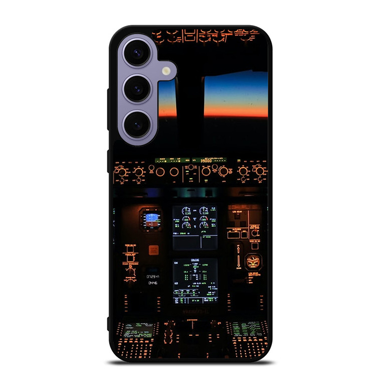 BOEING PLANE COCKPIT Samsung Galaxy S24 Plus Case Cover BOEING PLANE COCKPIT Samsung Galaxy S24 Plus Case Cover