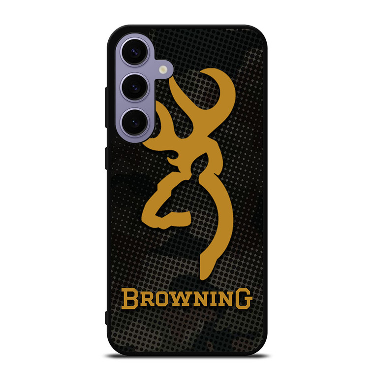 BROWNING ARMS CAMO CARBON Samsung Galaxy S24 Plus Case Cover