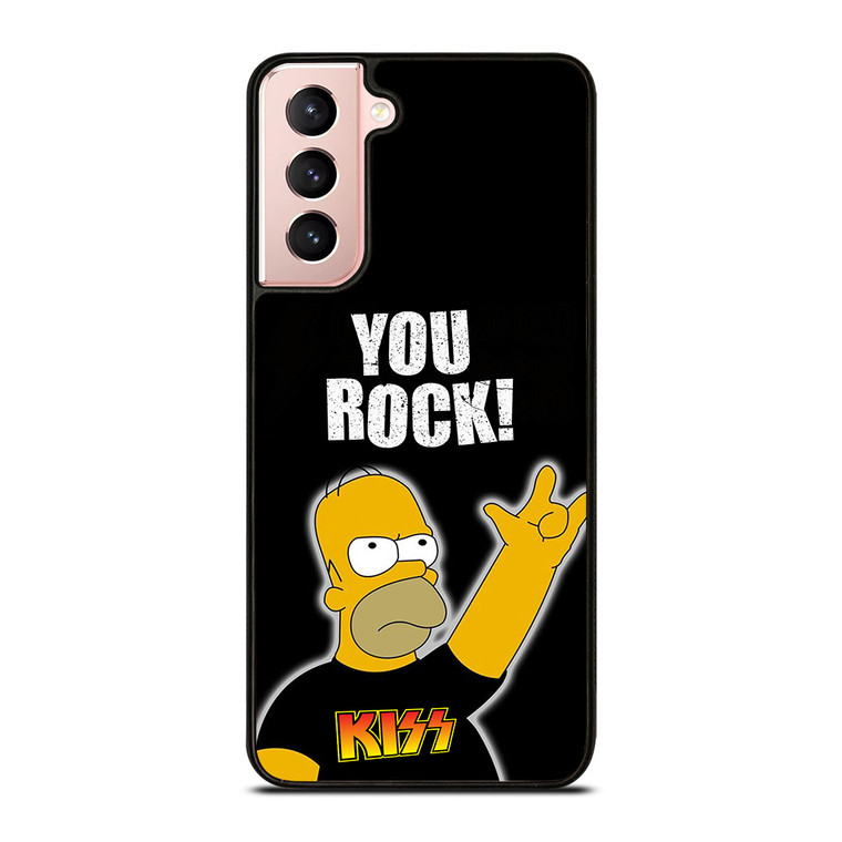 KISS ROCK HOMER SIMPSONS Samsung Galaxy S21 Case Cover