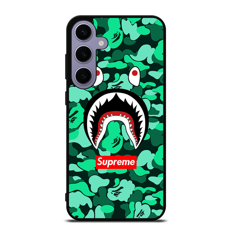 CAMO BATHING APE SUPREME GREEN Samsung Galaxy S24 Plus Case Cover CAMO BATHING APE SUPREME GREEN Samsung Galaxy S24 Plus Case Cover