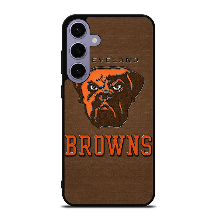 CLEVELAND BROWNS DOG NFL MASCOT Samsung Galaxy S24 Plus Case Cover