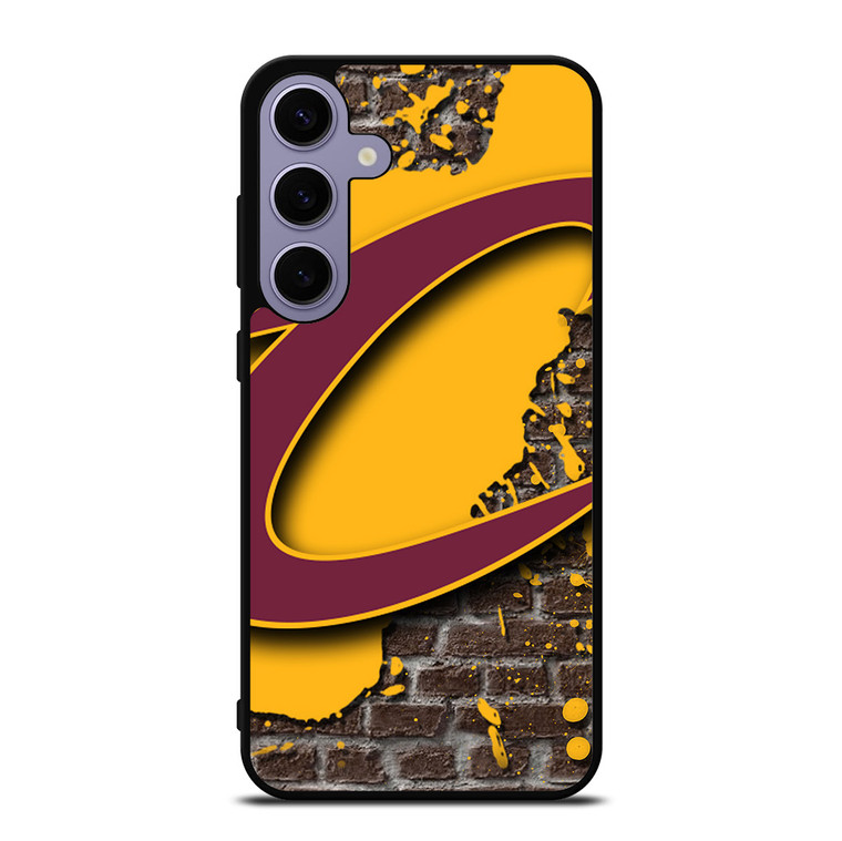 CLEVELAND CAVALIERS WALL SPLASH Samsung Galaxy S24 Plus Case Cover