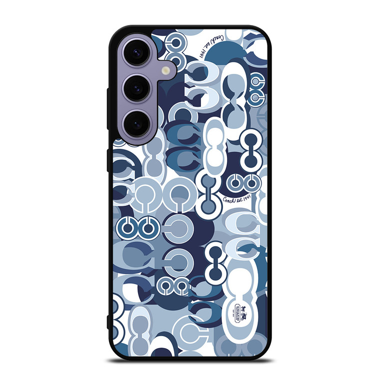 COACH NEW YORK BLUE Samsung Galaxy S24 Plus Case Cover