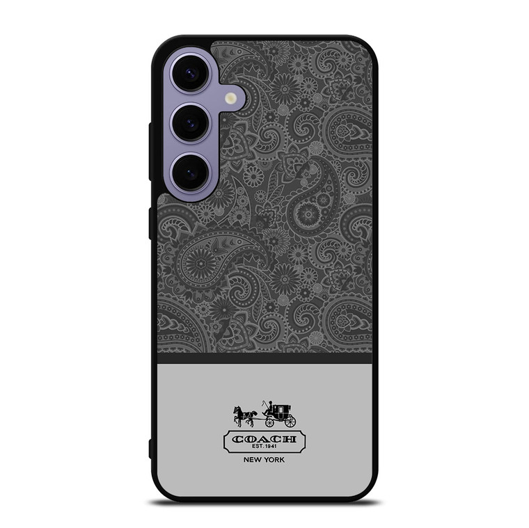 COACH NEW YORK GREY BATIK Samsung Galaxy S24 Plus Case Cover COACH NEW YORK GREY BATIK Samsung Galaxy S24 Plus Case Cover