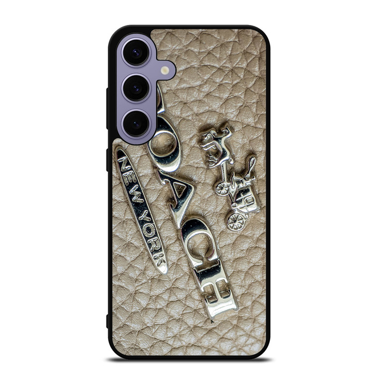COACH NEW YORK LOGO ON LEATHER Samsung Galaxy S24 Plus Case Cover COACH NEW YORK LOGO ON LEATHER Samsung Galaxy S24 Plus Case Cover