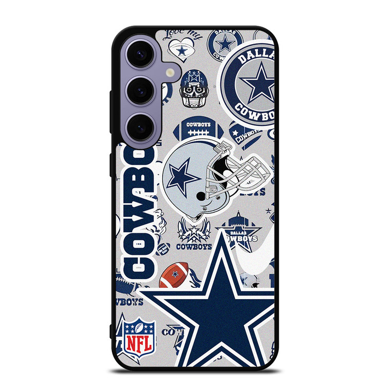 DALLAS COWBOYS NFL STICKER BOMB Samsung Galaxy S24 Plus Case Cover