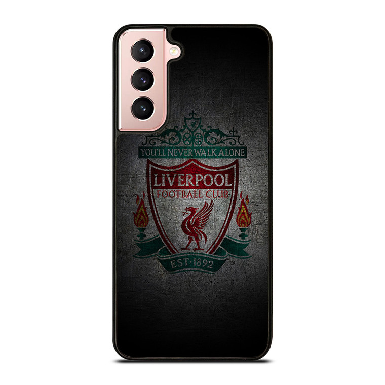 LIVERPOOL YOU'LL NEVER WALK ALONE GRUNGE LOGO Samsung Galaxy S21 Case Cover
