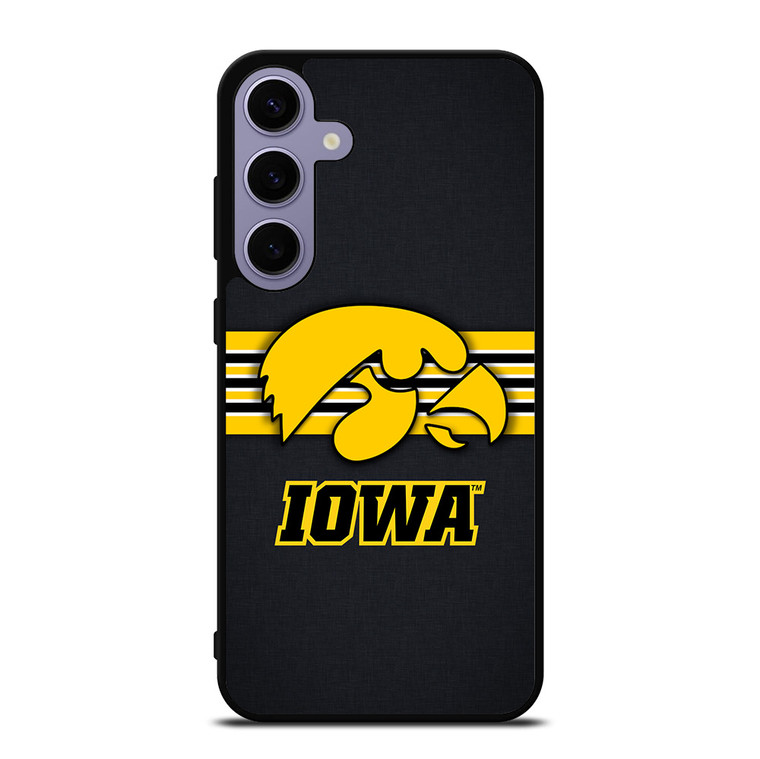 IOWA HAWKEYES STRIPE LOGO Samsung Galaxy S24 Plus Case Cover