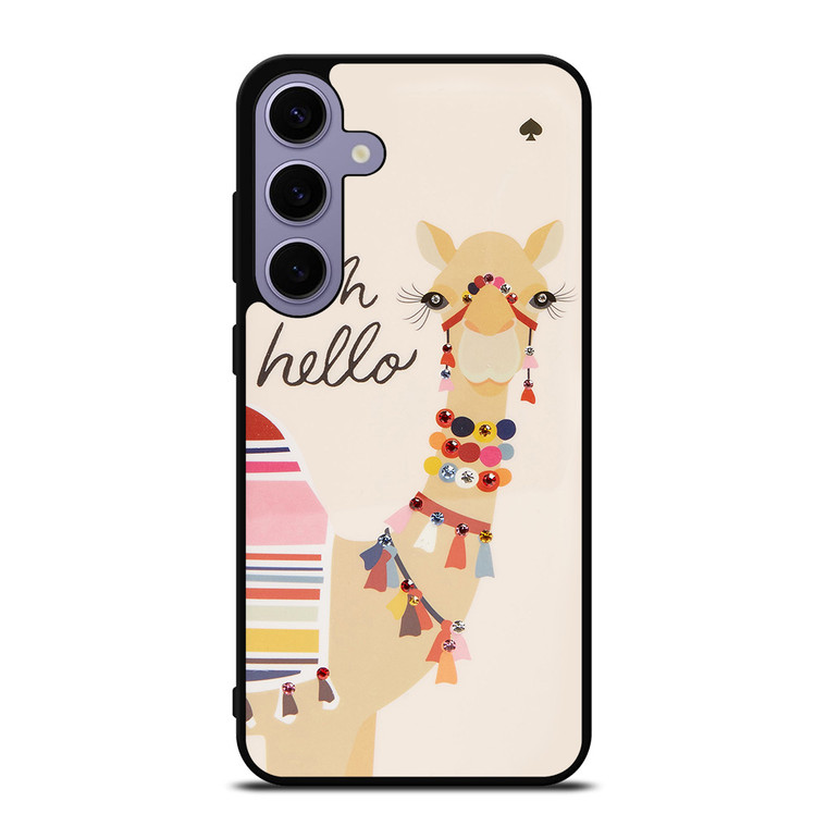 KATE SPADE CAMEL OH HELLO Samsung Galaxy S24 Plus Case Cover KATE SPADE CAMEL OH HELLO Samsung Galaxy S24 Plus Case Cover