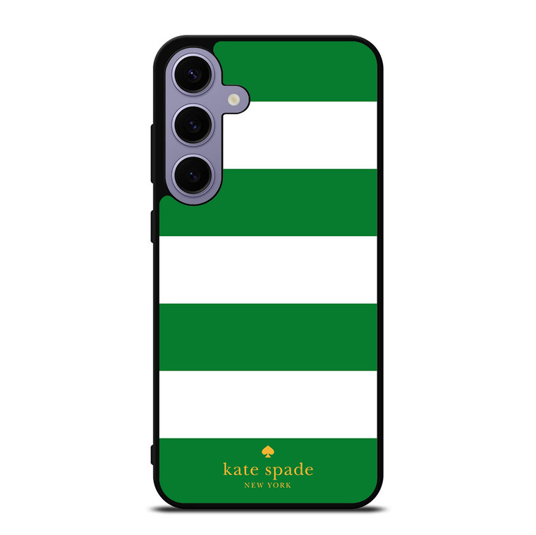 KATE SPADE GREEN STRIPE Samsung Galaxy S24 Plus Case Cover