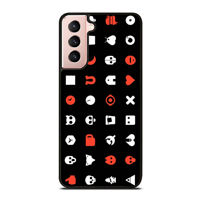 LOVE DEATH AND ROBOTS PATTERN Samsung Galaxy S21 Case Cover