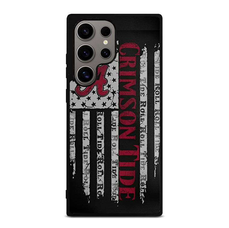 ALABAMA CRIMSON TIDE FLAG MLS Samsung Galaxy S24 Ultra Case Cover