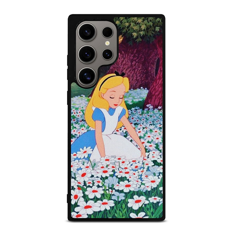 ALICE IN WONDERLAND FLOWER Samsung Galaxy S24 Ultra Case Cover ALICE IN WONDERLAND FLOWER Samsung Galaxy S24 Ultra Case Cover