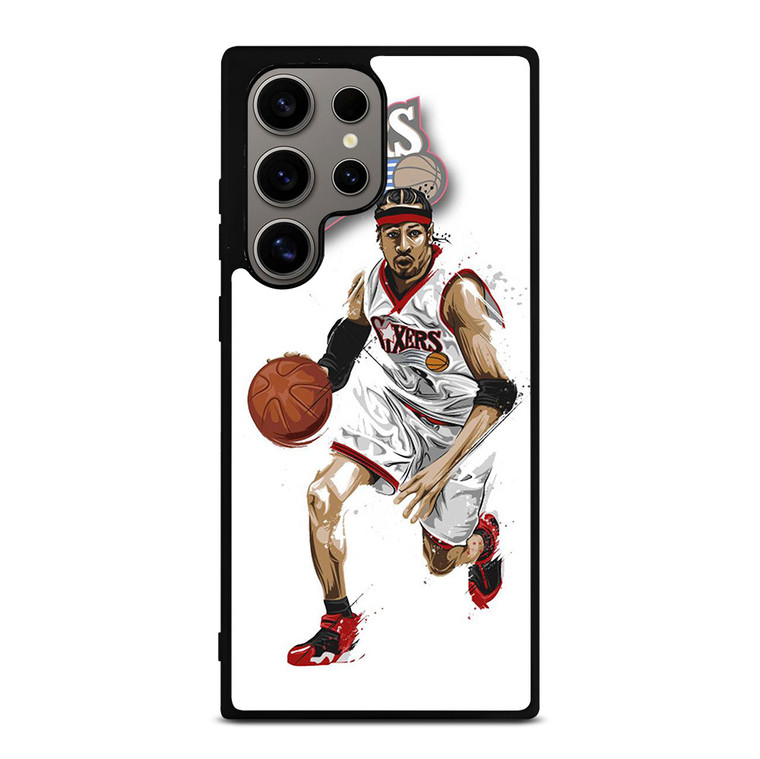 ALLEN IVERSON SIXERS NBA BASKETBALL Samsung Galaxy S24 Ultra Case Cover