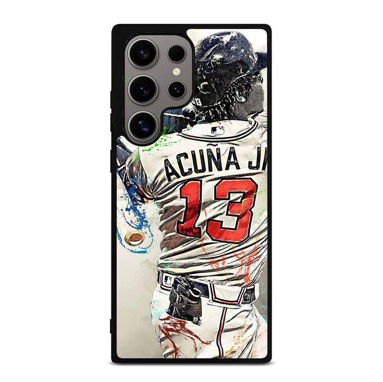 ATLANTA BRAVES ACUNA JR 13 BASEBALL Samsung Galaxy S24 Ultra Case Cover
