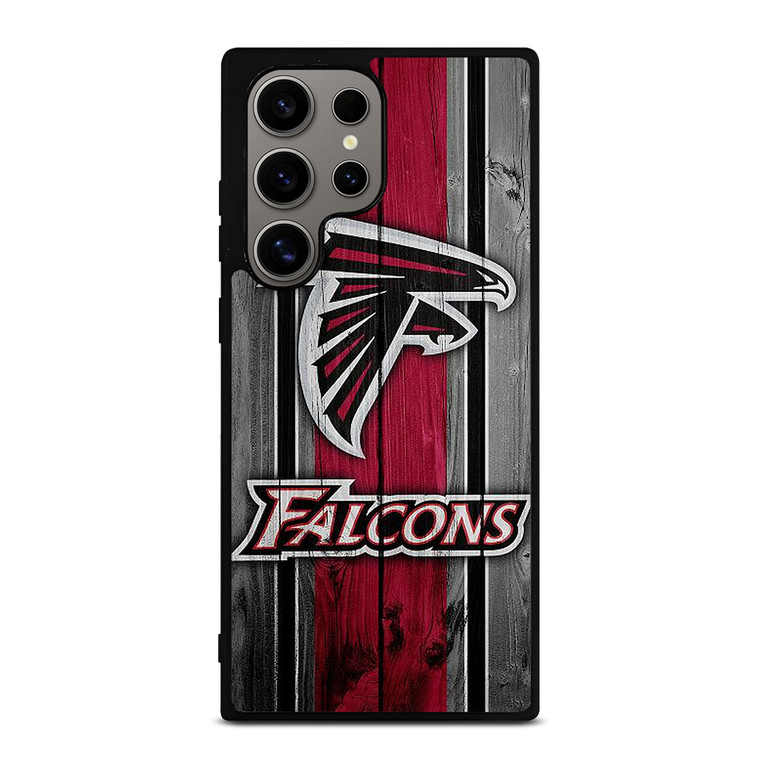 ATLANTA FALCONS WOODEN LOGO Samsung Galaxy S24 Ultra Case Cover