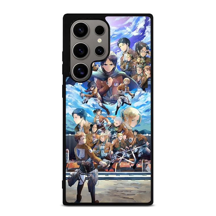ATTACK ON TITAN ANIME CHARACTER Samsung Galaxy S24 Ultra Case Cover