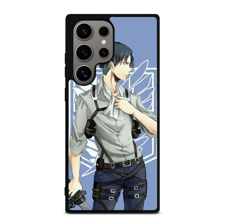 ATTACK ON TITAN ANIME LEVI Samsung Galaxy S24 Ultra Case Cover
