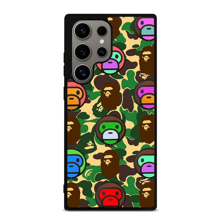 BAPE BABY MILO CAMO Samsung Galaxy S24 Ultra Case Cover BAPE BABY MILO CAMO Samsung Galaxy S24 Ultra Case Cover
