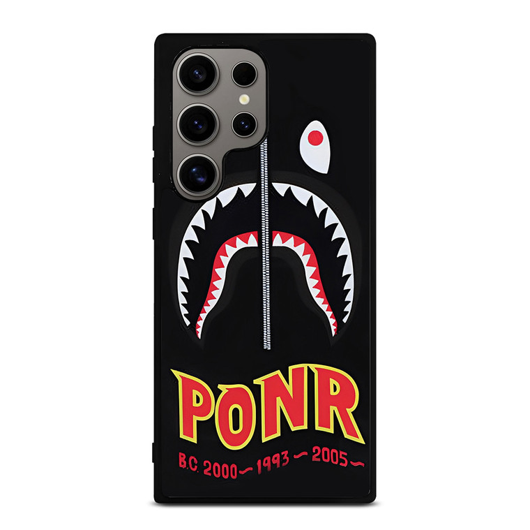 BAPE BATHING APE X PONR Samsung Galaxy S24 Ultra Case Cover