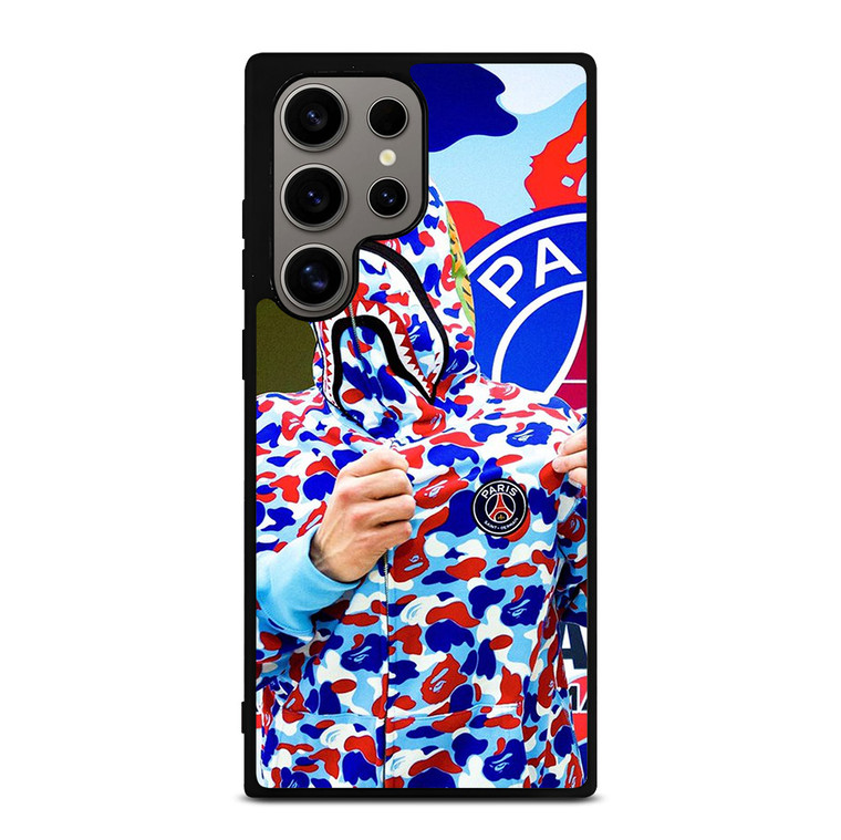 BAPE CAMO PARIS SAINT GERMAIN Samsung Galaxy S24 Ultra Case Cover