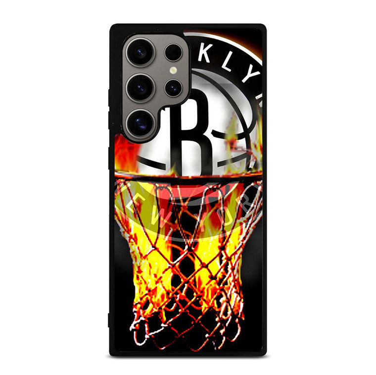 BROOKLYN NETS BASKETBALL RING Samsung Galaxy S24 Ultra Case Cover