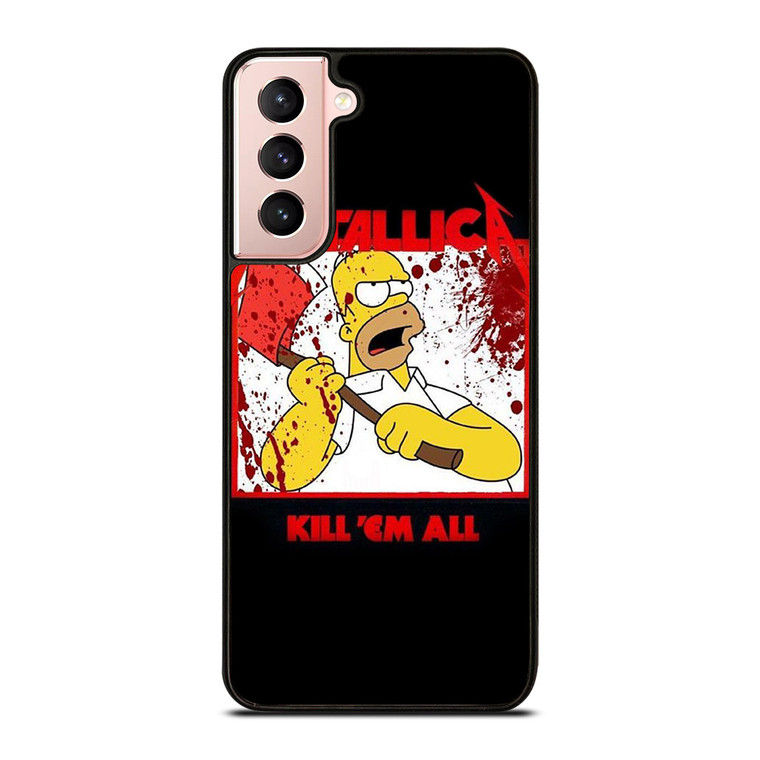 METALLICA KILL EM ALL SIMPSONS Samsung Galaxy S21 Case Cover