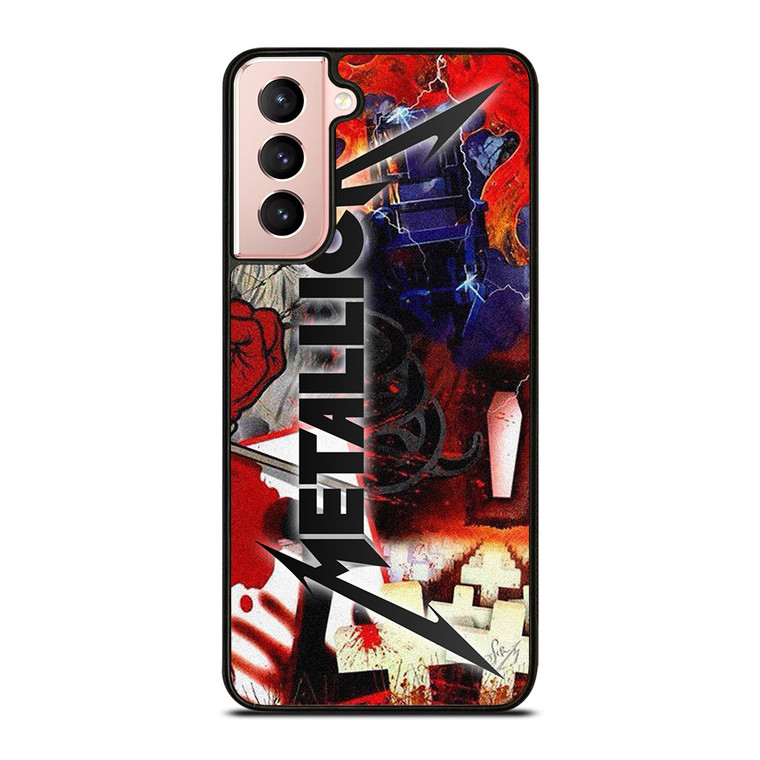 METALLICA ROCK BAND ALL ALBUM Samsung Galaxy S21 Case Cover